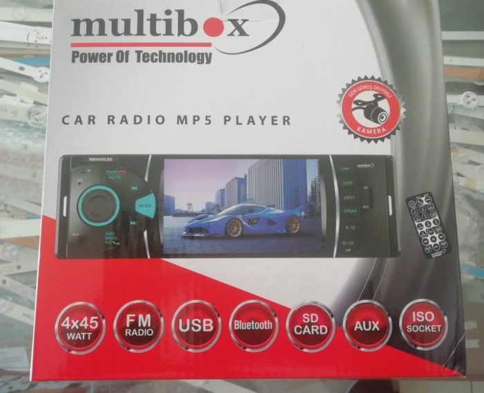 Multibox 4X45 LED Geri Görüş Destekli Oto Teyp